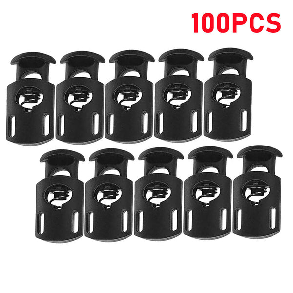 Elastic Adjusting Toggle Spring Buckle Rope Cord Lock Up End Stopper 6MM