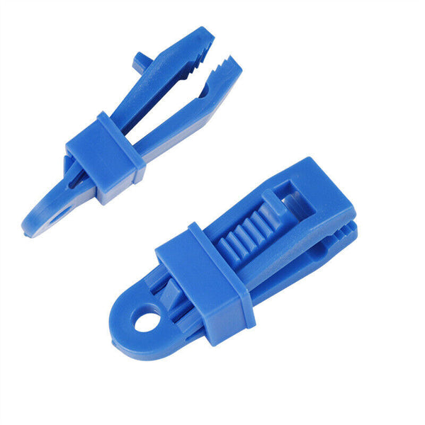 10PCS Tarp Clips Hangers Thumb Screw Camping Tent Clamps Lock Grip Heavy AU
