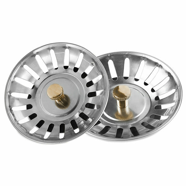 1/2/4 Sink Strainer Stainless Steel Kitchen Tool Waste Plug Filter Drain Stopper