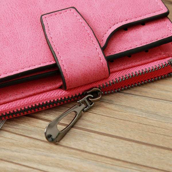 Wallet Short Small Coin Purse Ladies Folding Card Holder PU Leather for Women AU