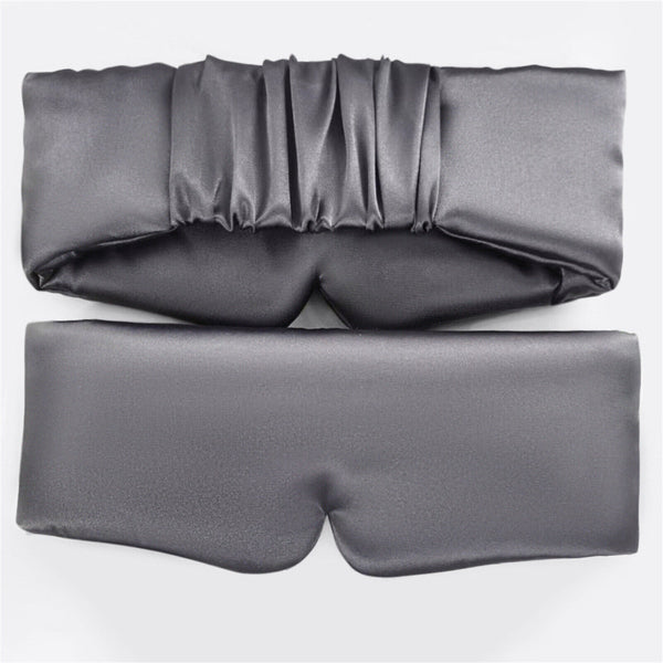 Eye Mask Silky Sleep Light Block Elastic Belt Blindfold Skin Friendly Soft Relax