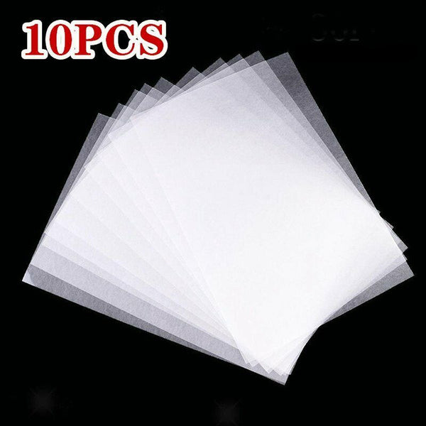 10x Heat Shrink Paper Film Sheets + 100x Keyring Chain for DIY Pendants Making - Lets Party