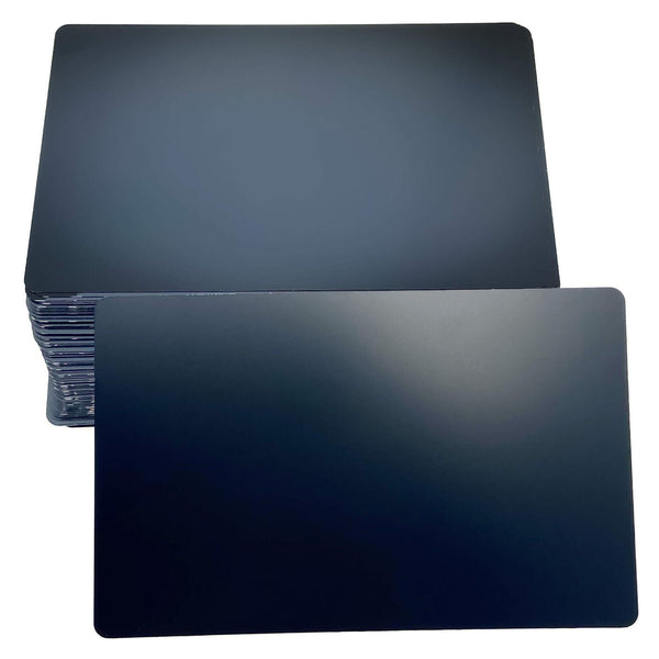 Metal Marking Blank Business ID Cards Name Cards Aluminum Alloy