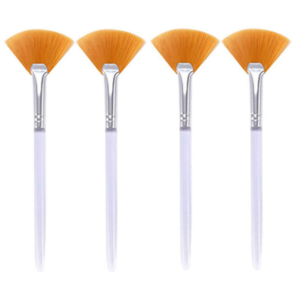 UP 20PCS Fan Brushes Facial Brushes Soft Makeup Brush Cosmetic Applicator Tools - Lets Party