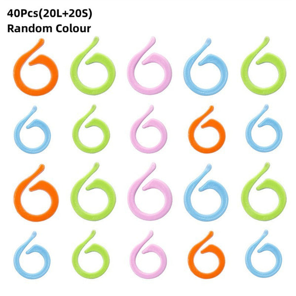 20-80PCS SMALL SIZE ONLY KNITTING CROCHET ROW STITCH MARKERS HOLDERS CONTAINER
