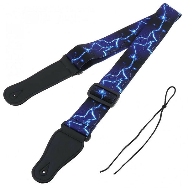 Adjustable Guitar Strap Embroidery Thickening Electric Acoustic Guitar Bass Belt