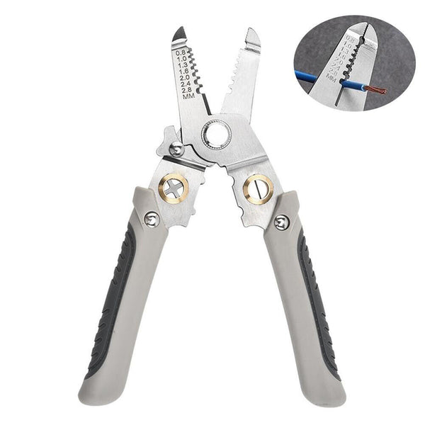 4Styles Wire Stripper Pliers Multifunctional Electric Cable Stripper Crimper AU