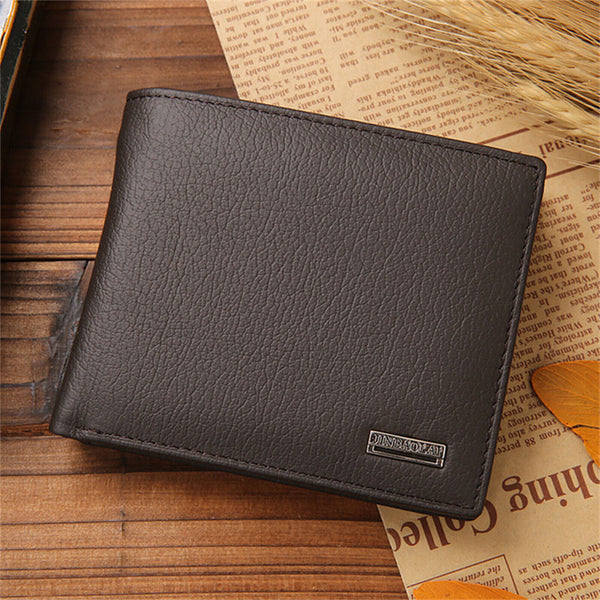 Mens Genuine Leather Wallet Coin Purse Wallet Multiple Card Slots Cowhide New AU
