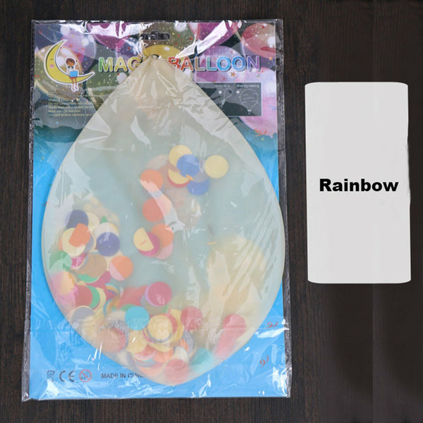 Giant 90cm Confetti Balloons Glitter Clear Latex Birthday Party Wedding Balloon