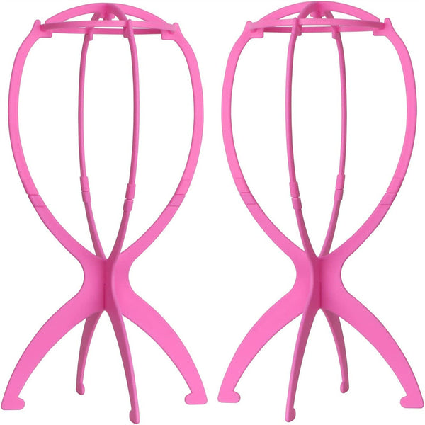Stand Stable Wig Holder Durable Folding Hat Cap Display Tool Wig Hair 4colours