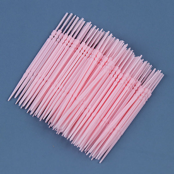 1060PCS Dental Picks toothpicks BrushPicks Brush Tooth Picks Interdental Plastic