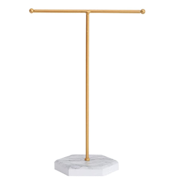 Jewelry Display Stand T-shape Earring Necklace Rack Tabletop White black New AU