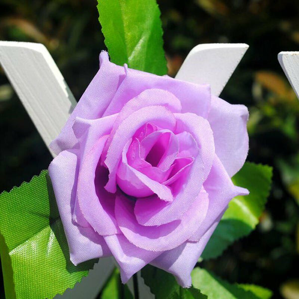 2.4M Artificial Silk Rose Flowers Fake Vine Ivy Hanging Garland Floral Wedding