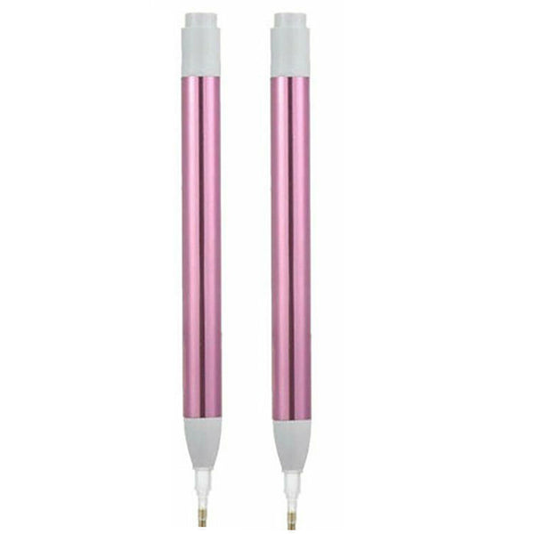 5PCS 5D Diamond Painting Pen Diamond Painting Tool LED Light Point Drill Pen AU