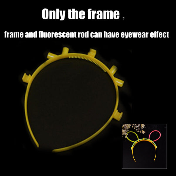 25x Multi Glow Sticks Connector Glasses Light Shining Party Fun Toy Glow in dark