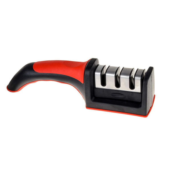 1-2PCS Knife Sharpener 3 Stage Kitchen Sharp Knives Sharpening Tool 2Styles AU