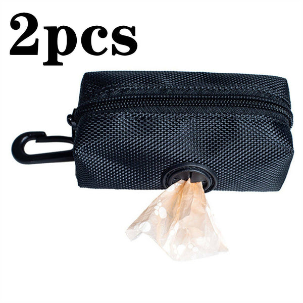 Dog Poop Bag Holder Pet Puppy Garbage Waste Pick Up Bags Dispenser Pouch Outdoor