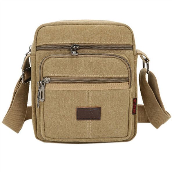 Retro Men's Canvas Shoulder Messenger Bag Crossbody Satchel Travel Man's Bags AU