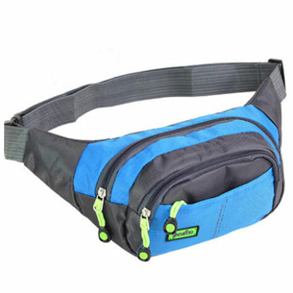 Fanny Pack Zip Pouch Men/Women Handy Belt Hiking Climbing Sport Bum Waist Bag AU