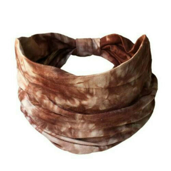 Women Ladies Sports Yoga Gym Stretch Wide Headband Hair Band Running Head Wrap