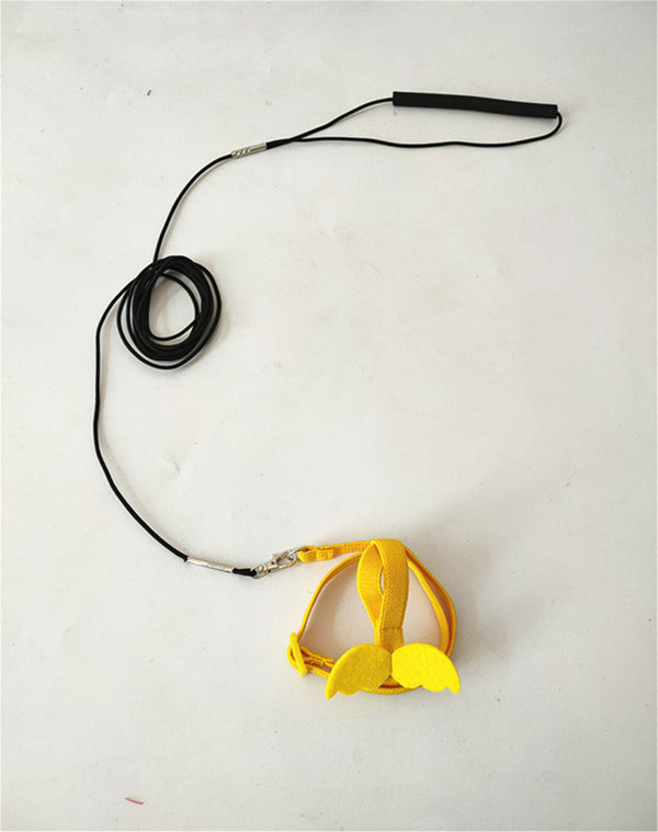 Adjustable Pet Parrot Bird Harness Lead Leash Flying Training Rope Cockatiel VIC