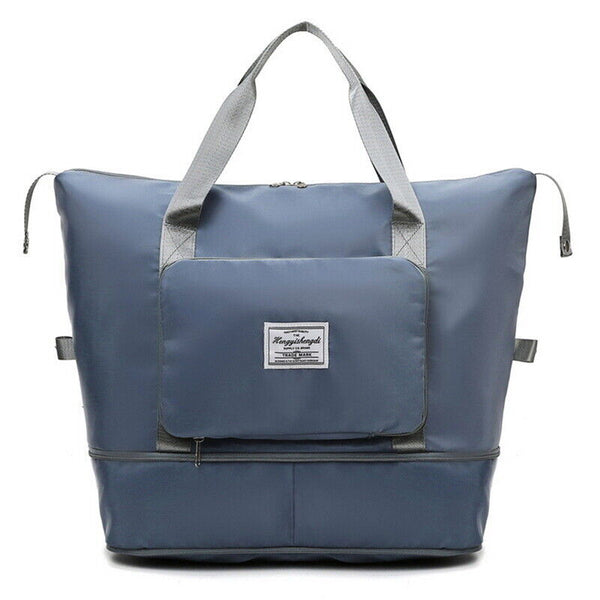 Women Large Capacity Collapsible Travel Bag Expandable Waterproof Duffel Bag New