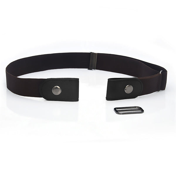 Buckle-free Elastic Invisible Waist Belt for Jeans No Bulge Hassle Men Women New