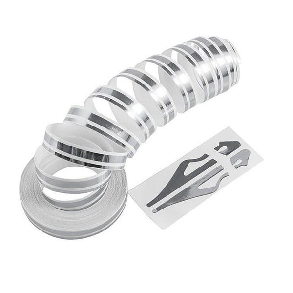 2Rolls Double Pin Car Pinstriping Decal Self Adhesive Tape Vinyl Sticker 2/4 mm