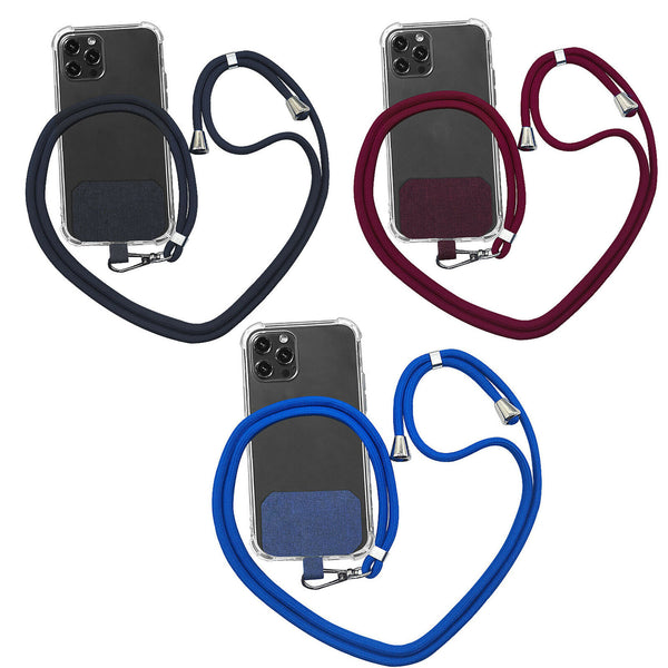 4 Colors Universal Crossbody Nylon Patch Phone Lanyards Mobile Strap Lanyard HOT