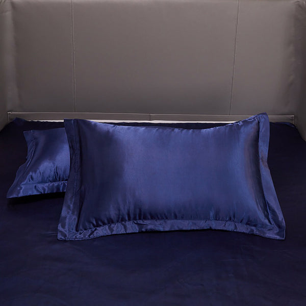 2xSatin PillowCase Bedroom Pillowcase Cushion Covers Home Decor Standard new