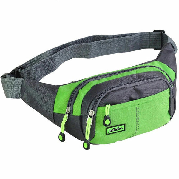 Fanny Pack Zip Pouch Men/Women Handy Belt Hiking Climbing Sport Bum Waist Bag AU