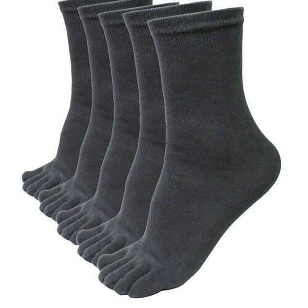 Pairs Socks Cotton Soft Breathable Non-Slip Casual Yoga Sports Five Finger