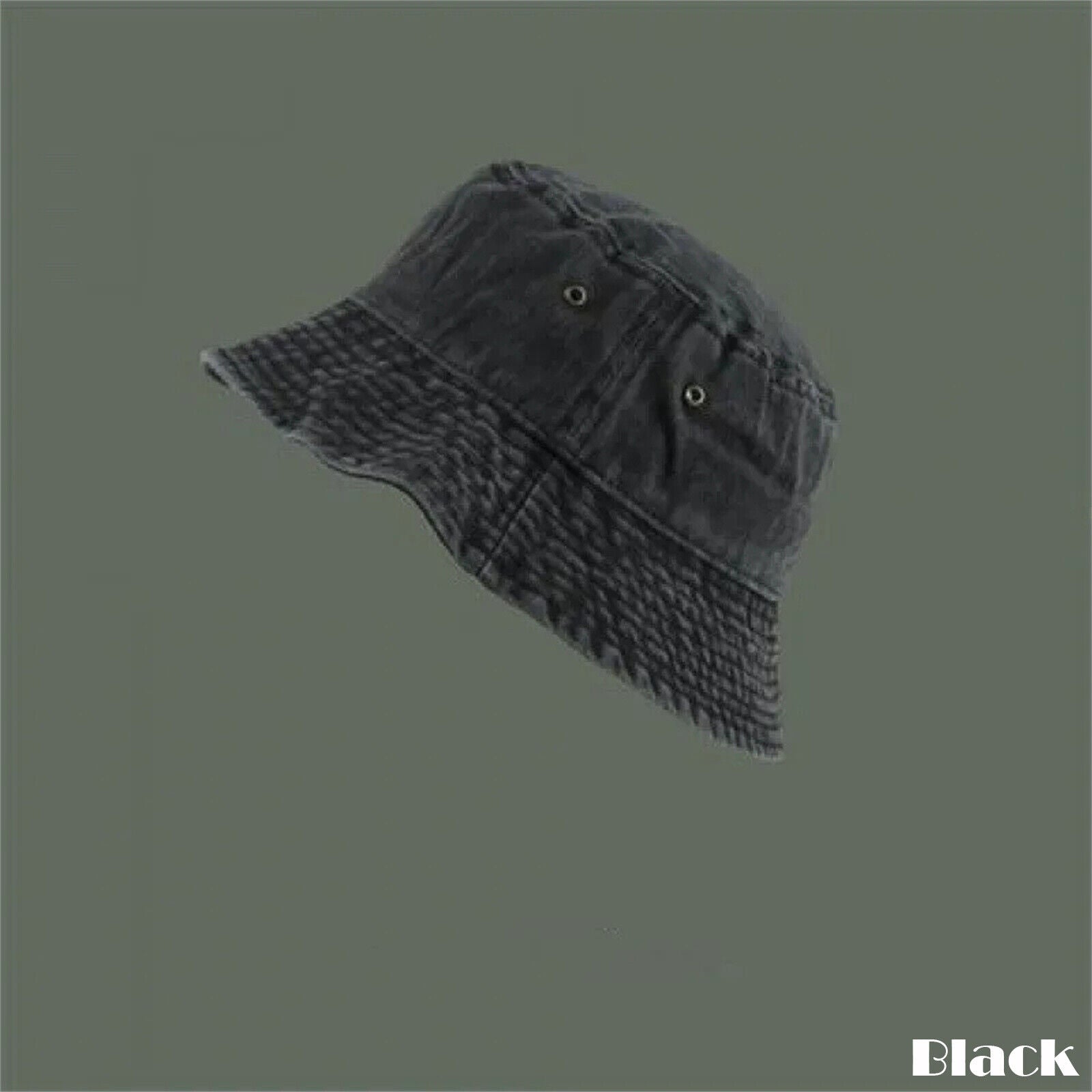 Unisex Adults WASHED COTTON Outdoor Camping Sports Bucket Hats Fisherman Hat AU