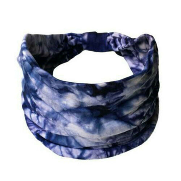 Women Ladies Sports Yoga Gym Stretch Wide Headband Hair Band Running Head Wrap