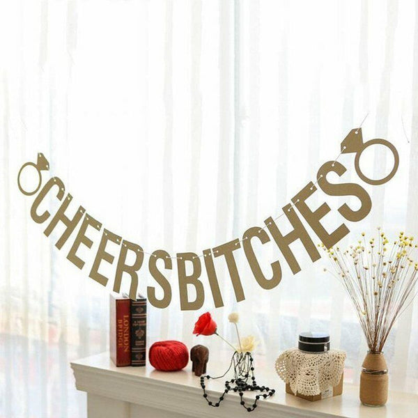 Bride To Be Glitter Banner – Hens Night Bachelorette Party Decoration (3m)