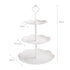 3 Tier Cake Stand Cupcake Holder Set White Plastic Dessert Display Wedding Party