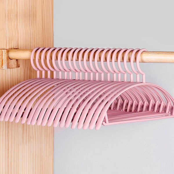 20x Clothes Pants Hanger Coat Non-slip Closet Organizer Storage Plastic AU - Lets Party