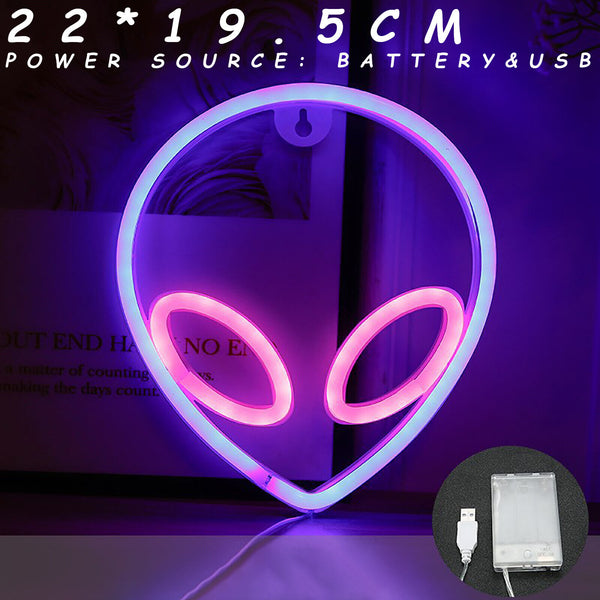 NEW Neon LED Sign Light Wall Lights Colorful Room Bar Lamp Easter Art Decor AU