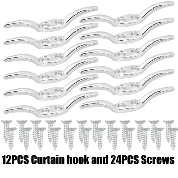 UP 12Sets Blinds Cord Cleat Safety Winders with Screws for Roman Curtains Ropes
