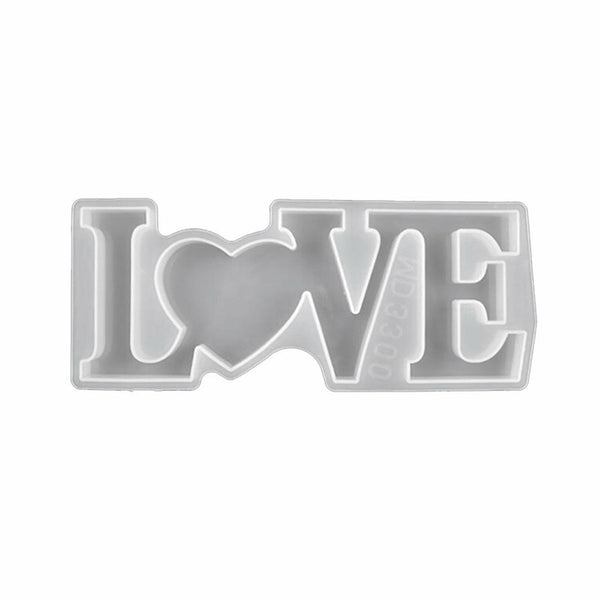 Large LOVE/HOME/FAMILY Letter Resin Casting Silicone Mold Making Epoxy Mould AU