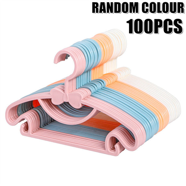 Kids Plastic Hangers Baby Clothes Hanger Coloured Children Coat Hangers