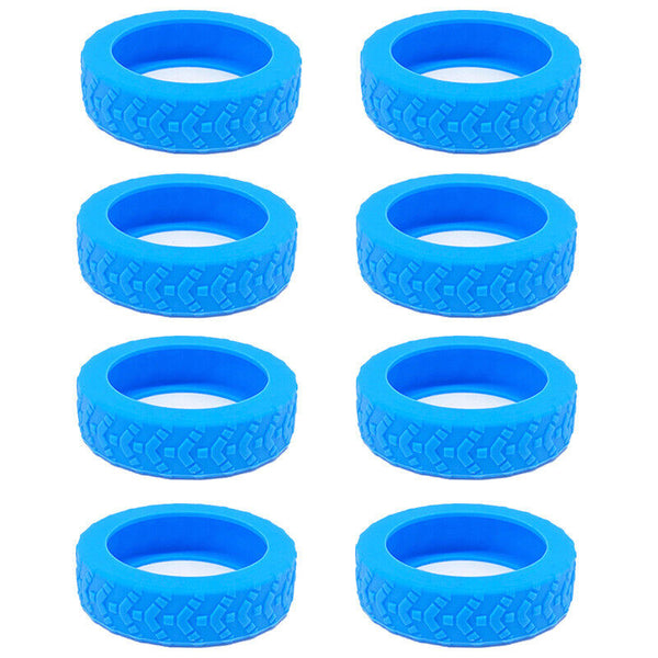 8PCS Silicone Wheel Protection Covers Luggage Extend Suitcase Wheels Lifespan