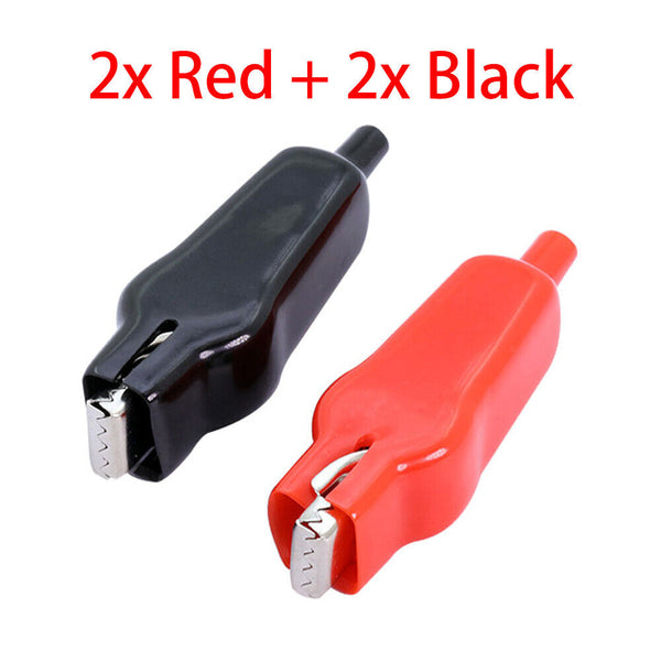 20A For Electrical Jumper Wire Clamp Voltage-Test Clip Sheathed Alligator Clip
