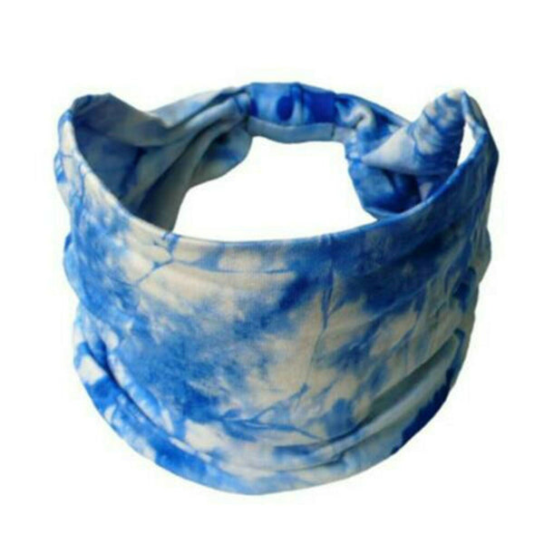 Women Ladies Sports Yoga Gym Stretch Wide Headband Hair Band Running Head Wrap