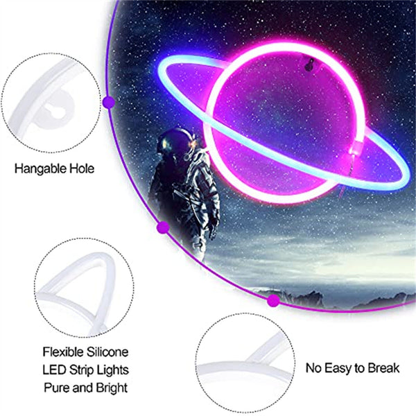 NEW Neon LED Sign Light Wall Lights Colorful Room Bar Lamp Easter Art Decor AU