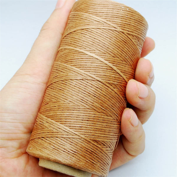 0.8-1MM 260m 150D Leather Sewing Waxed Thread Hand Stitching Craft Repair Cords