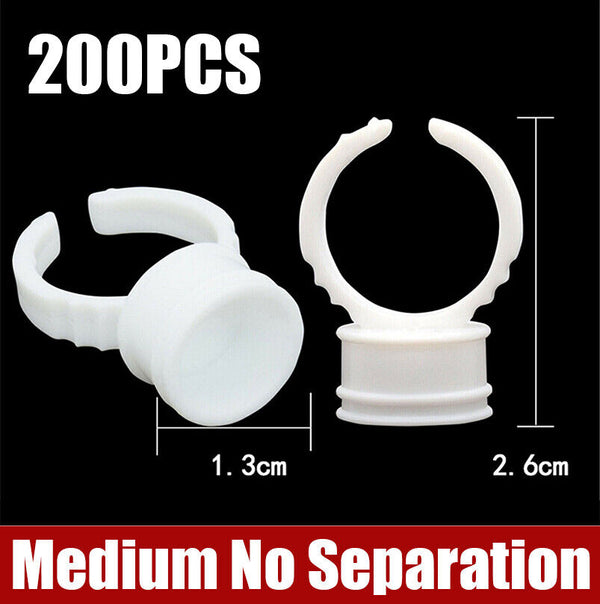 100-400X Holder Glue Ring Pallet Stand Eyelash Extension Tatto Pigment Disposabl