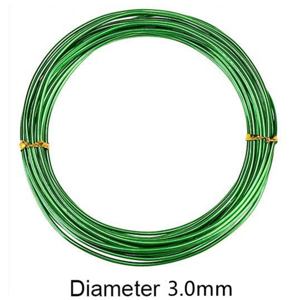 1/2/3MM Bonsai Wires Aluminum Training Bonsai Wire Anodized Line Craft Fastener - Lets Party