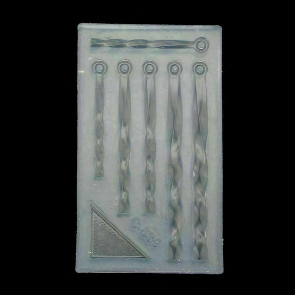 Silicone Hollow Earring Pendant Jewelry Making Mold Resin Mould Casting Craft AU