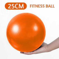 25cm Orange Gym Yoga Ball Home Fitness Exercise Balance Pilates Pregnancy Birthing